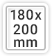 180 x 200 mm