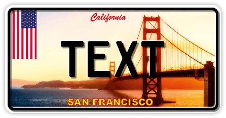 Funschild San Francisco , 300x150 mm Funschild San Francisco , 300x150 mm