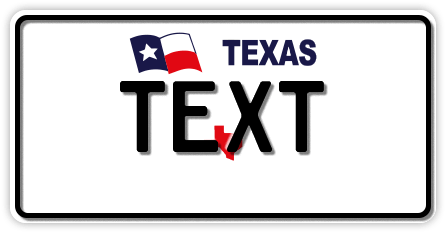 US-Texas Flag & Logo, 300x150 mm