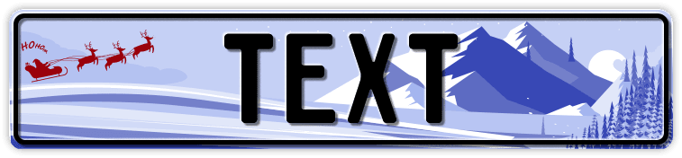 Funschild Weihnachten "Santa Claus", 520x110 mm