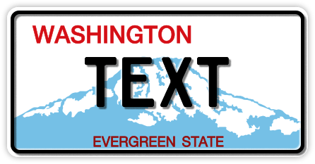 US-Washington Vulcan blue-white, 300x150 mm