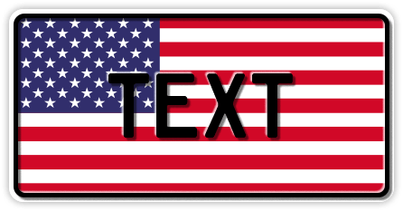 Funschild USA Nationalflagge, 300x150 mm